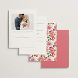 "Summer Fresh" - Bridal Shower Invitations in Coral by Susan Moyal - Back of Card Options