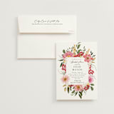 "Summer Fresh" - Bridal Shower Invitations in Coral by Susan Moyal - Invitation with Envelope
