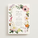 "Enchanted" - Bridal Shower Invitations in Peony by Susan Moyal - Front