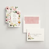 "Enchanted" - Bridal Shower Invitations in Peony by Susan Moyal - Assembled