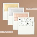 "Verde" - Bridal Shower Invitations in Meadow by Everett Paper Goods - Envelope Liner Options