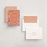 "Vintage Garden" - Bridal Shower Invitations in Peach by Simona Camp - Assembled