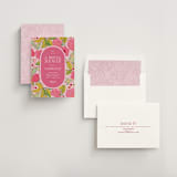"Vintage Garden" - Bridal Shower Invitations in Carnation by Simona Camp - Assembled