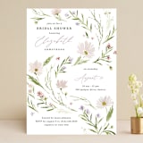 "Daisy Chain" - Bridal Shower Invitations in Blush by Kate Ahn - Front