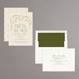 "Boho Branch" - Bridal Shower Invitations in Cream by Robert and Stella - Assembled