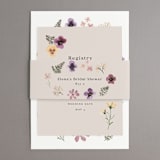 "Beijos" - Bridal Shower Invitations in Flat by Itsy Belle Studio - Matching Bellyband