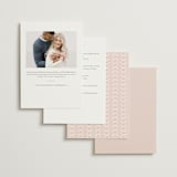 "Pretty in Pink" - Bridal Shower Invitations in Wildflower by Pixel and Hank - Back of Card Options