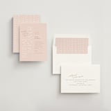 "Pretty in Pink" - Bridal Shower Invitations in Wildflower by Pixel and Hank - Assembled