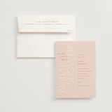 "Pretty in Pink" - Bridal Shower Invitations in Wildflower by Pixel and Hank - Invitation with Envelope