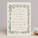 "Doodled" - Bridal Shower Invitations in Meadow by Petra Kern - Front