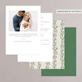 "Doodled" - Bridal Shower Invitations in Meadow by Petra Kern - Back of Card Options