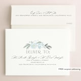 "Something Blue" - Bridal Shower Invitations in Bluebelle by Itsy Belle Studio - FREE Recipient Addressing