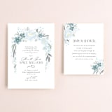 "Something Blue" - Bridal Shower Invitations in Bluebelle by Itsy Belle Studio - Matching Enclosure Card