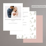 "Romantica" - Bridal Shower Invitations in Rosebud by Petra Kern - Back of Card Options