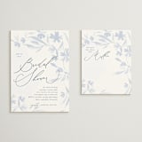 "Garland" - Bridal Shower Invitations in Delft by Erin L. Wilson - Matching Enclosure Card