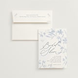 "Garland" - Bridal Shower Invitations in Delft by Erin L. Wilson - Invitation with Envelope