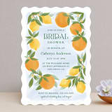 "Main Squeeze" - Bridal Shower Invitations in Lemon by Paper Sun Studio - Front