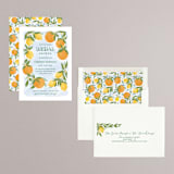 "Main Squeeze" - Bridal Shower Invitations in Lemon by Paper Sun Studio - Assembled