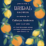 "Main Squeeze" - Bridal Shower Invitations in Blueberry by Paper Sun Studio - Close-Up