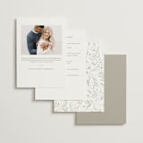 "minimal" - Bridal Shower Invitations in Coconut by Joanna Griffin - Back of Card Options