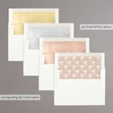"Silhouette" - Bridal Shower Invitations in Meadow by Owl and Toad - Envelope Liner Options