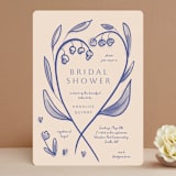 "Floreal" - Bridal Shower Invitations in Nude by Ani Somi - Front