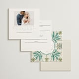 "Boho Botanical " - Bridal Shower Invitations in Natural by Christina Cesario - Back of Card