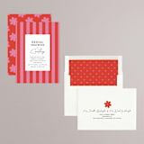 "Bold Stripes" - Bridal Shower Invitations in Strawberry by mo kelley - Assembled