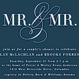 "Couple" - Bridal Shower Invitations in Night Sky by Lea Delaveris - Detail
