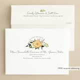 "Flowers & Greens" - Bridal Shower Invitations in Blush by Susan Moyal - FREE Recipient Addressing
