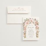 "Floral Arch" - Bridal Shower Invitations in Blush by Susan Moyal - Invitation with Envelope