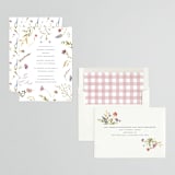 "Untied" - Bridal Shower Invitations in Sherbert by Erin Hodges - Assembled