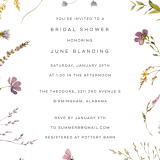 "Untied" - Bridal Shower Invitations in Sherbert by Erin Hodges - Detail