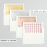 "Untied" - Bridal Shower Invitations in Sherbert by Erin Hodges - Envelope Liner Options