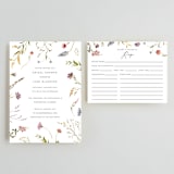 "Untied" - Bridal Shower Invitations in Sherbert by Erin Hodges - Matching Enclosure Card