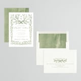 "Royal" - Bridal Shower Invitations in Fern by Petra Kern - Assembled