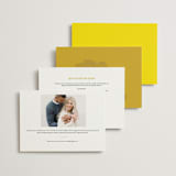 "Bloom" - Bridal Shower Invitations in Island Citrus by Morgan Kendall - Back of Card Options