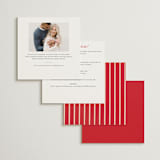 "Oh La Love!" - Bridal Shower Invitations in Scarlet by Sarah Rosenthal - Back of Card Options