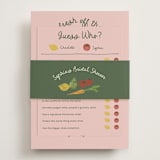 "Farmer's Market" - Bridal Shower Invitations in Cherry by Adelyn T. - Assembled with Belly Band