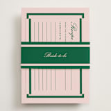 "Prep club" - Bridal Shower Invitations in Bubblegum by Stacey Meacham - Assembled with Belly Band