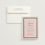 "Prep club" - Bridal Shower Invitations in Bubblegum by Stacey Meacham - Invitation with Envelope