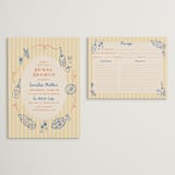 "Sunny Brunch" - Bridal Shower Invitations in Sunshine by Elly - Matching Enclosure Card