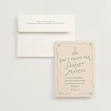 "Perfect Matcha" - Bridal Shower Invitations in Matcha by Ani Somi - Invitation with Envelope