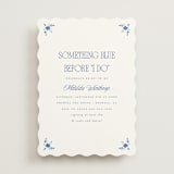"Delft" - Bridal Shower Invitations in Porcelain by Morgan Kendall - Front