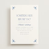 "Delft" - Bridal Shower Invitations in Porcelain by Morgan Kendall - Front