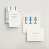 "Delft" - Bridal Shower Invitations in Porcelain by Morgan Kendall - Assembled