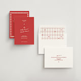 "Club Amore" - Bridal Shower Invitations in Ruby by Helena Vitto - Assembled