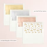 "Tropical Brunch" - Bridal Shower Invitations in Coral by Susan Moyal - Envelope Liner Options