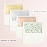 "Tropical Brunch" - Bridal Shower Invitations in Mint by Susan Moyal - Envelope Liner Options