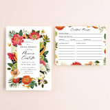 "Tropical Brunch" - Bridal Shower Invitations in Coral by Susan Moyal - Matching Enclosure Card